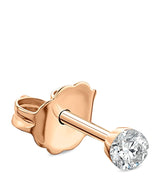 Harrods Maria Tash Rose Gold Invisible Set Diamond Stud Earring (1.5mm)- Buy online at McGrocer