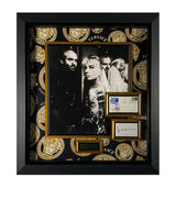Harrods Leipzig Galleries Gianni and Donatella Versace Signed Photo Framed Display 92cm x 84cm- Buy online at McGrocer