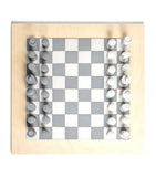 Purling Daniel Caesar Spergy chess set with leather bases (British brand)