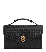 Harrods Bottega Veneta Leather Knot Lock Top-Handle Bag- Buy online at McGrocer
