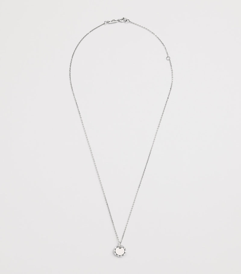 Suzanne Kalan white gold diamond circle pendant, UK version
