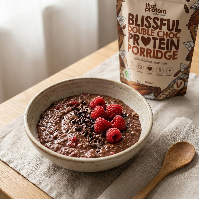 Blissful double chocolate protein porridge 600g (British brand)