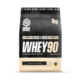Holland & Barrett Soccer Supplement Whey90 Vanilla Whey Protein Powder 23g Protein 33 Servings- Buy online at McGrocer