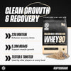 Soccer Supplement vanilla whey protein powder 33 servings, imported from the UK