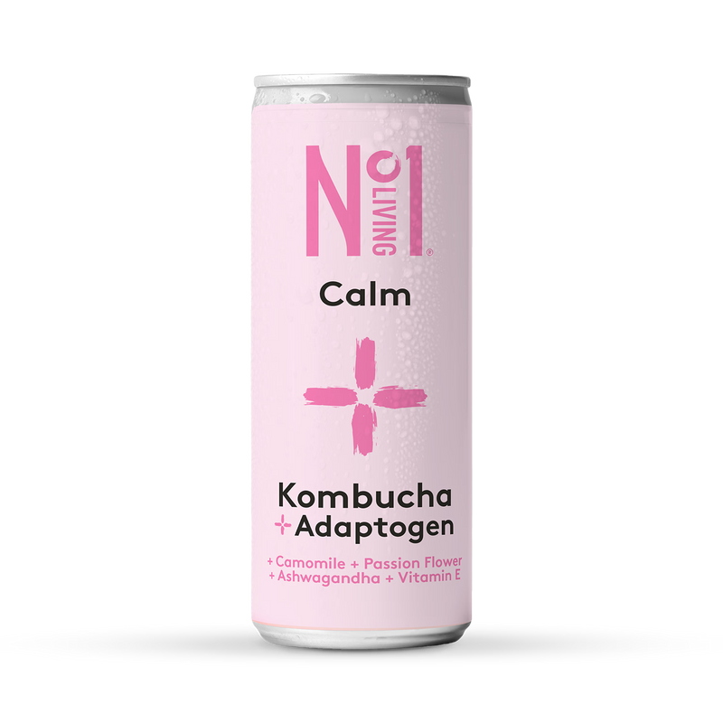 One Living Calm Camomile and Passion Flower Kombucha 250ml (British brand)