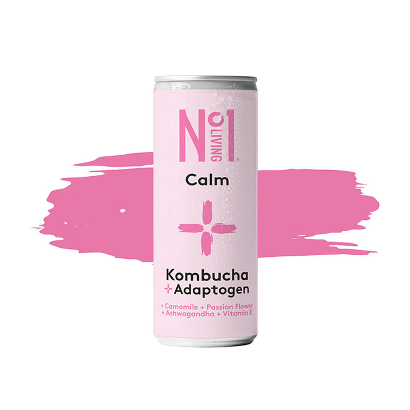 One Living Calm Camomile and Passion Flower Kombucha 250ml (British brand)