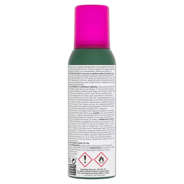 Superdrug kids insect repellent aerosol 125ml (British brand)