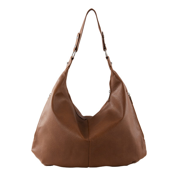 Livingandhome PU leather shoulder bag brown, UK version