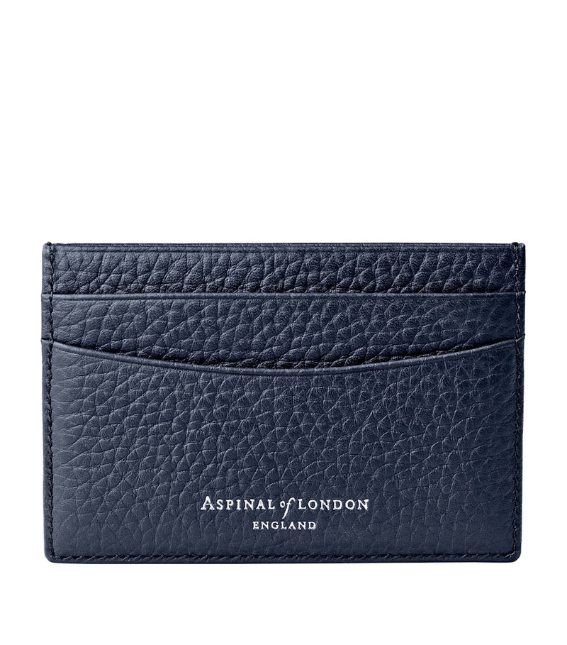 Aspinal of London leather logo card holder, imported from the UK