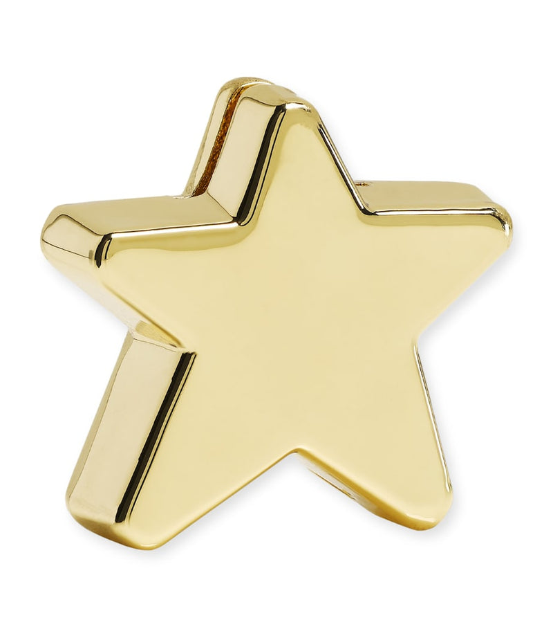 Moleskine gold-plated star notebook charm, imported from the UK