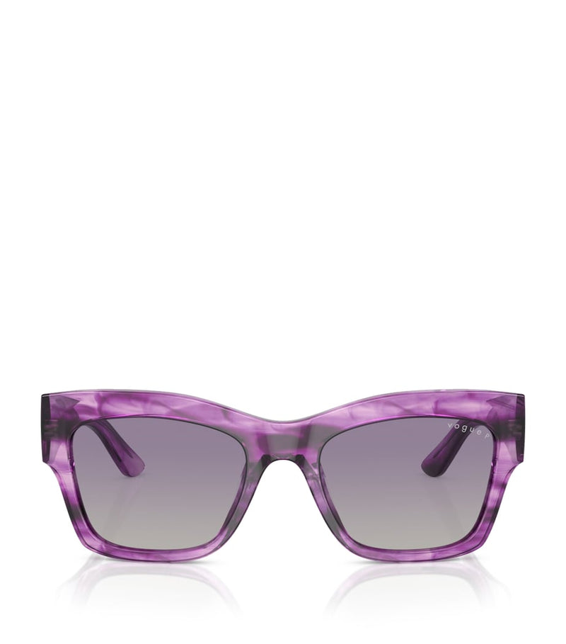 Vogue acetate sunglasses VO5524S with gradient lenses, UK version