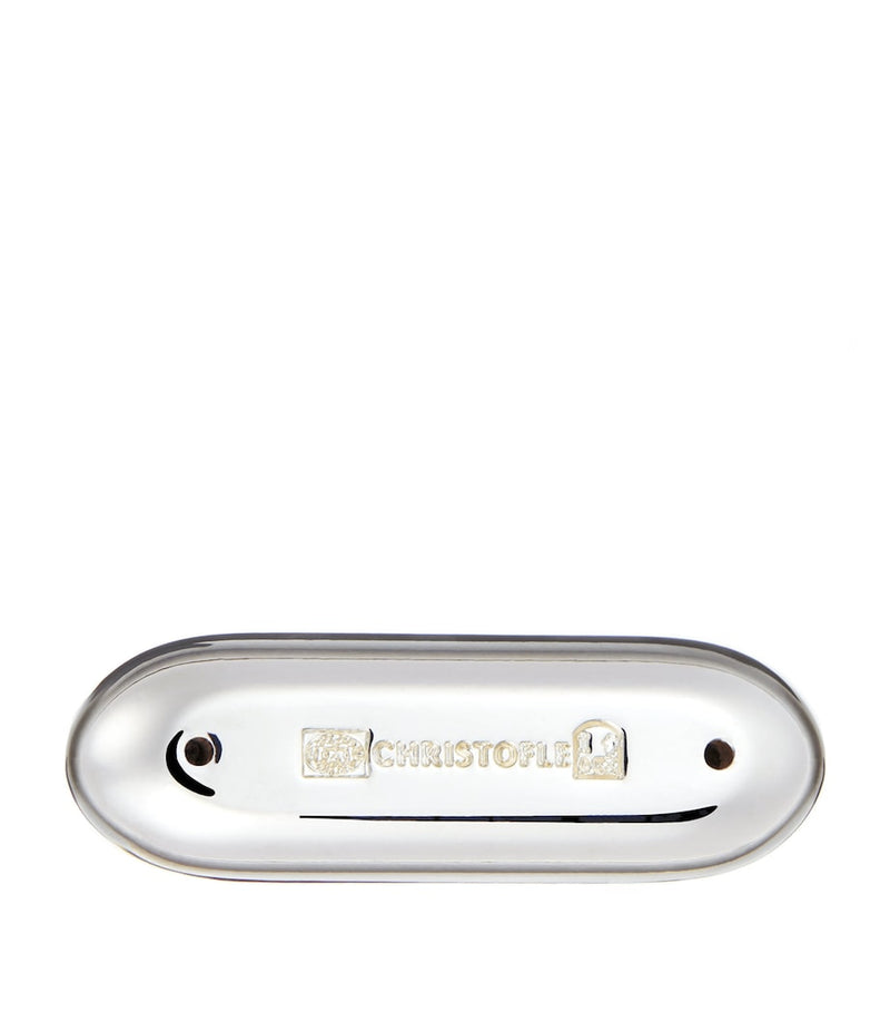 Christofle MOOD silver-plated chopsticks rest - British product