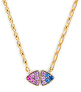 Harrods Emily P. Wheeler Yellow Gold and Sapphire Ombré Candy Sky Necklace- Buy online at McGrocer