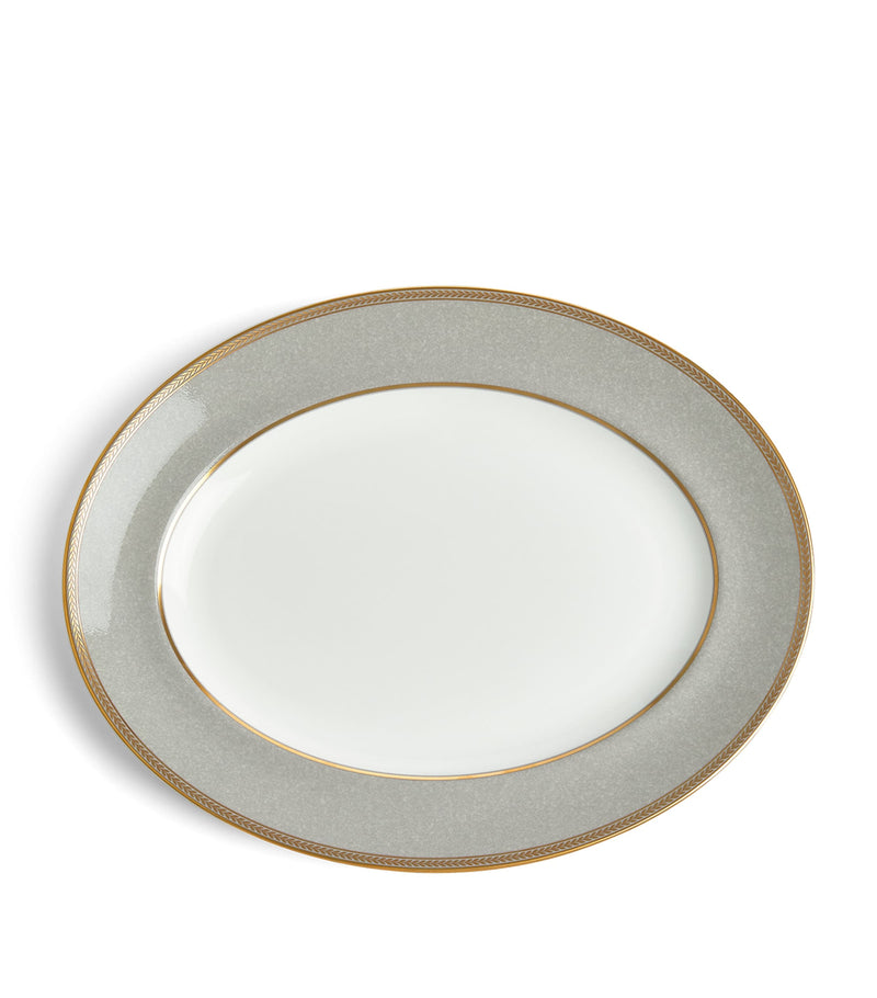 Wedgwood Renaissance Grey serving platter 36cm (British brand)