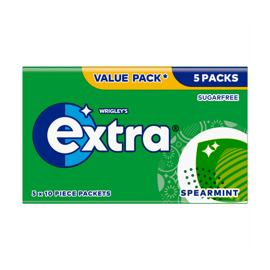 Wrigley's Extra Spearmint 5 x 14g (70g) GOODS ASDA