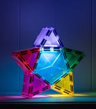 Connetix light-up star pack 8 pieces, imported from the UK