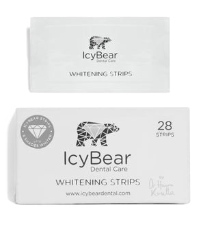 Icy Bear Dry Whitening Strips Dental Whitening Strips (28 Strips)