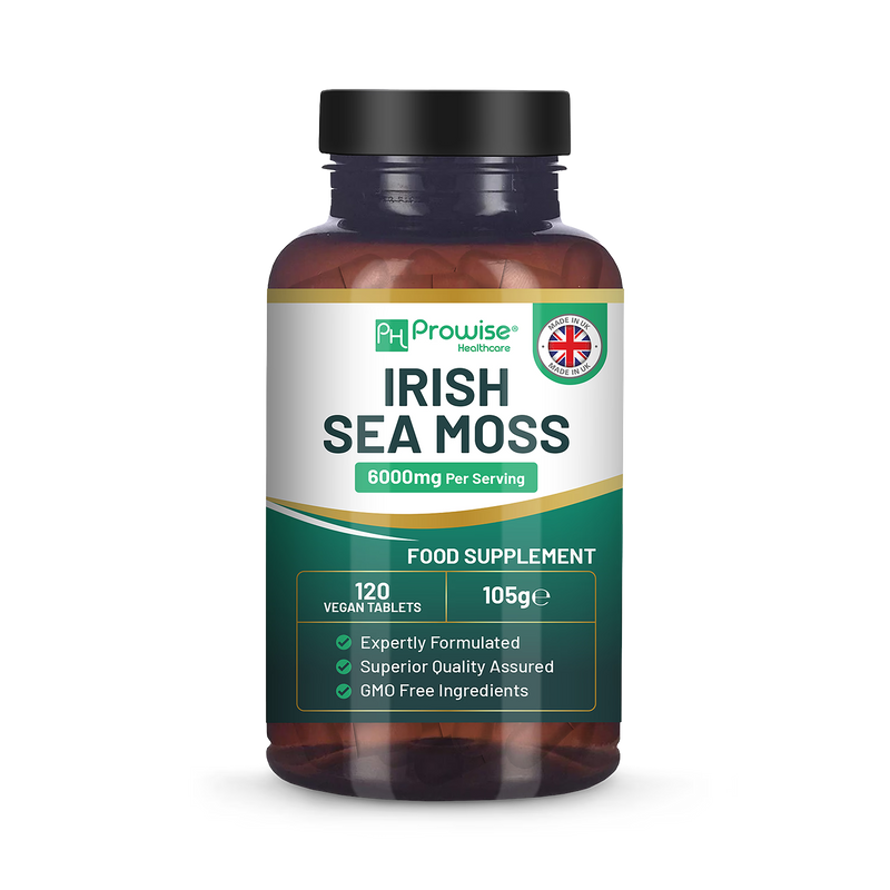 Prowise Irish sea moss tablets 6000mg 120 vegan tablets - British product