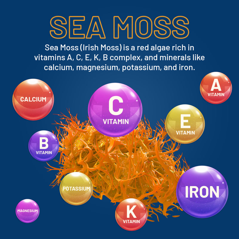 Prowise Irish sea moss tablets 6000mg 120 vegan tablets - British product