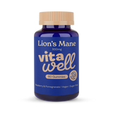 Holland & Barrett Vitawell Lion's Mane Gummies with Ginkgo Biloba, Raspberry & Pomegranate Flavour - 60 Gummies- Buy online at McGrocer