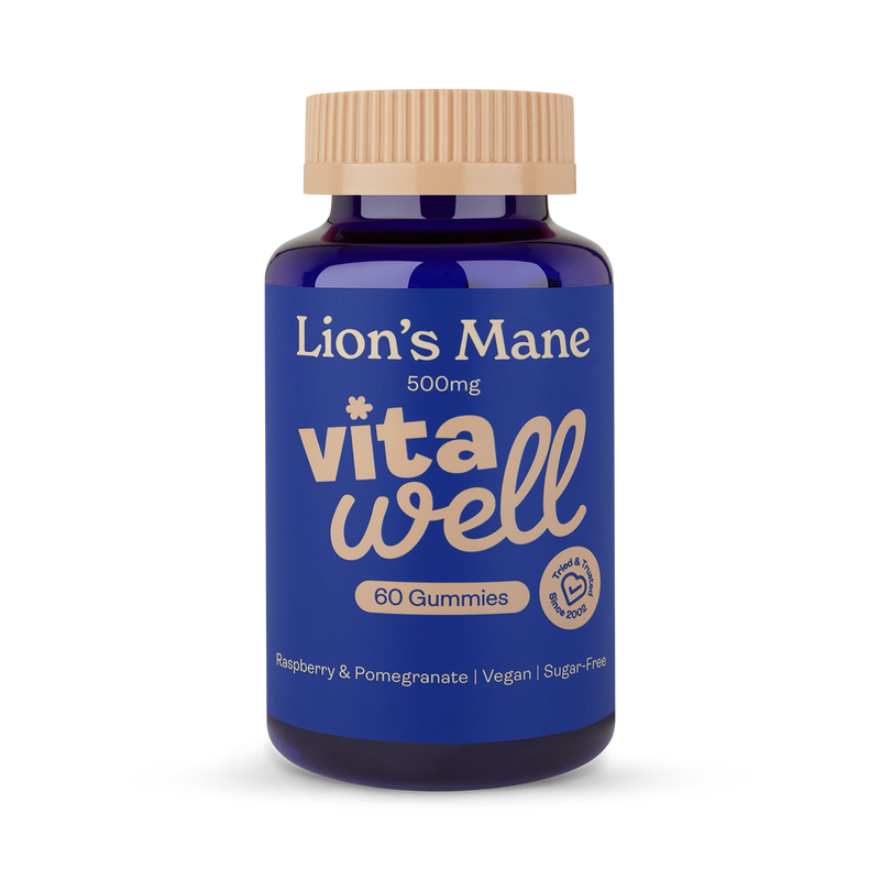 Vitawell Lion's Mane Gummies 60s, UK version