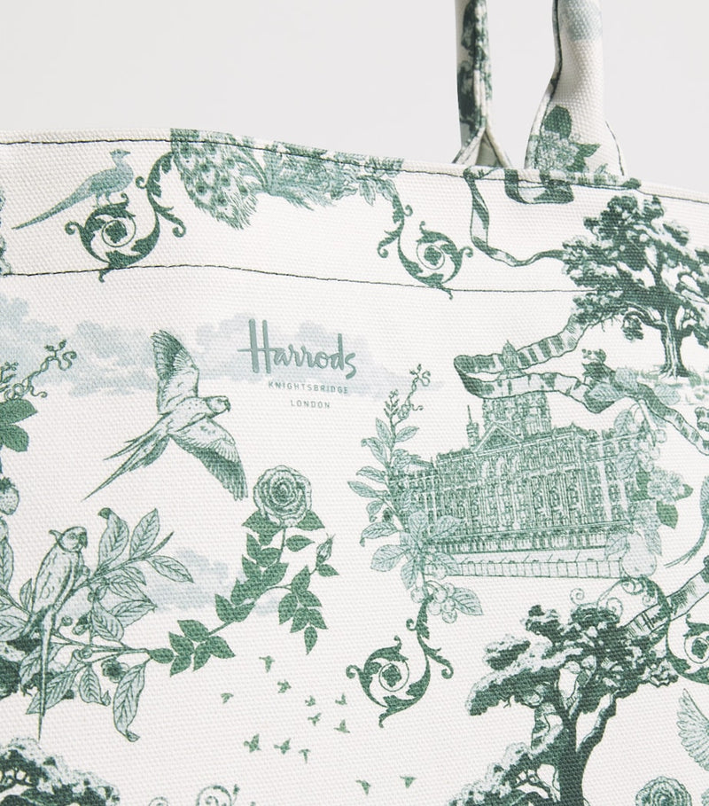 Harrods medium toile tote bag, British product