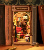 Robotime Shakespeare's Bookstore Booknook kit, imported from the UK