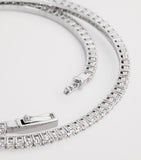 YEPREM Y-Couture white gold diamond crossover bracelet (British brand)