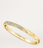 Graff yellow gold diamond bangle 4mm - British product