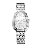 Harrods Bvlgari Serpenti Seduttori Stainless Steel and Diamond Watch 34mm- Buy online at McGrocer
