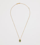 Suzanne Kalan emerald diamond yellow gold necklace, UK version