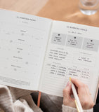 Blush and Gold Fitness Meal Planner - British product
