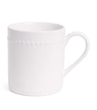 Harrods Brompton stoneware mug with embossed beads, UK version
