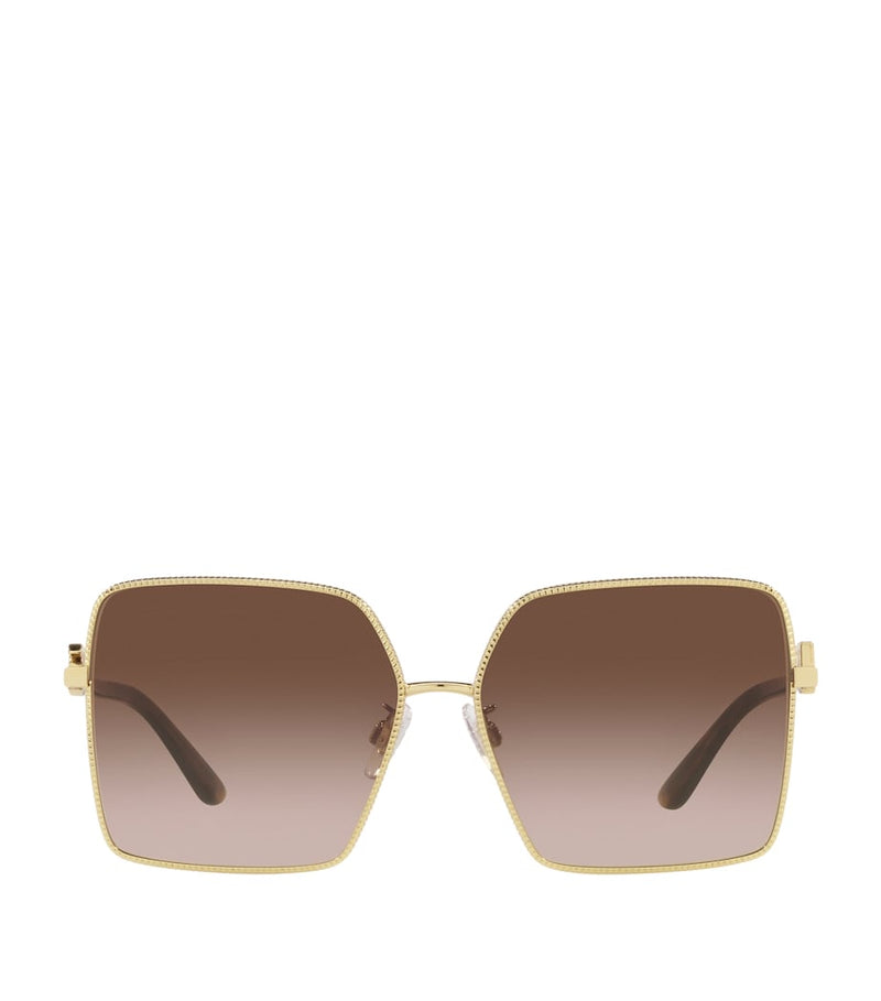 Dolce&Gabbana gold-tone square sunglasses - British product