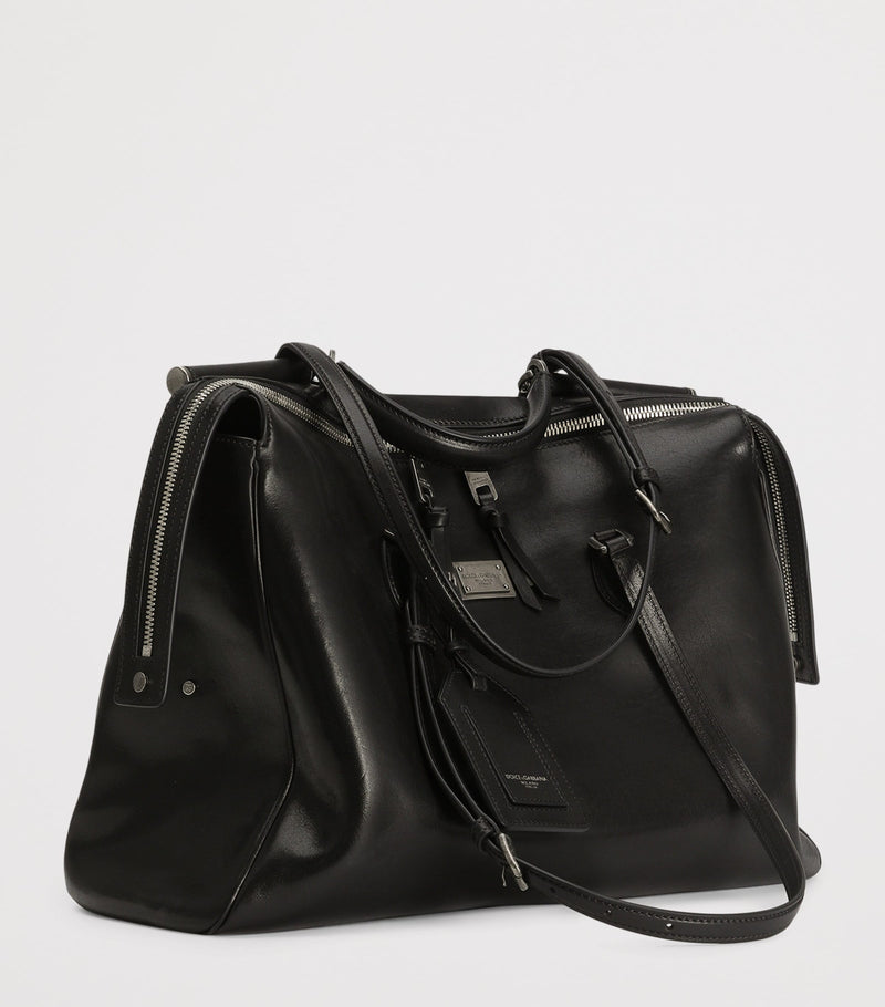 Dolce&Gabbana leather-blend top-handle bag one size (British brand)