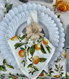 Summerill & Bishop linen napkin L'Orangerie 50cm x 50cm (British brand)
