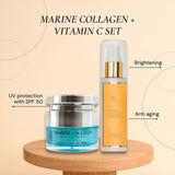 ErthSkin brightening duo day cream and serum 50ml + 60ml - British product