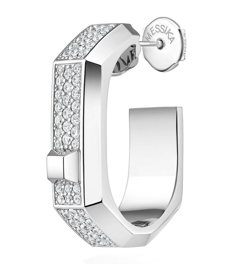 Messika diamond hoop earring 0.30ct, UK version