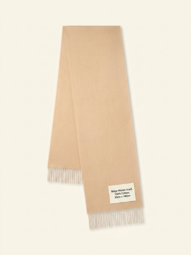 Mulberry cashmere scarf Crumpet 30x195cm, UK version