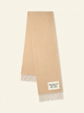 Mulberry cashmere scarf Crumpet 30x195cm, UK version