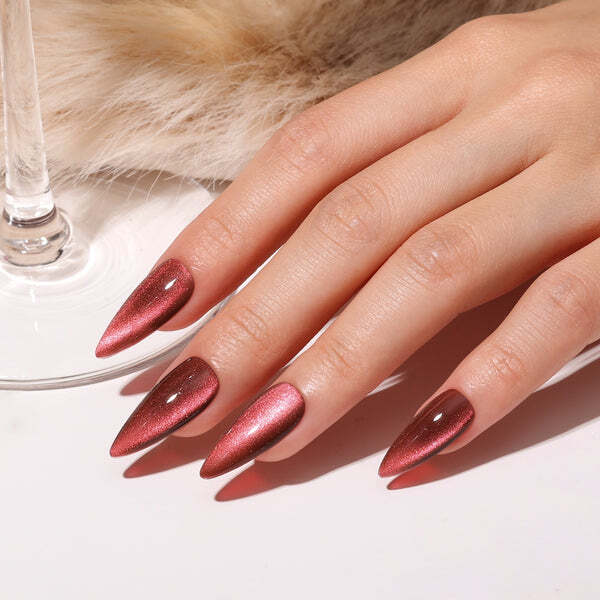 Bluesky cat eye gel polish Ruby Rose 10ml - British product