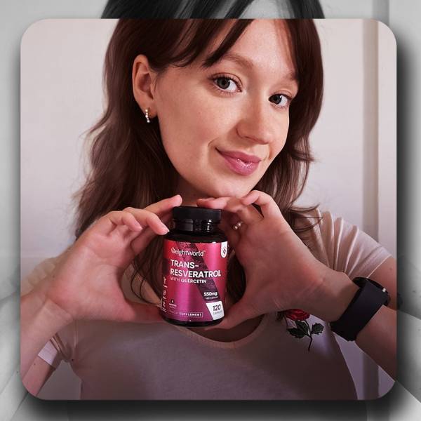 WeightWorld Trans-Resveratrol with Quercetin 120 capsules (British brand)