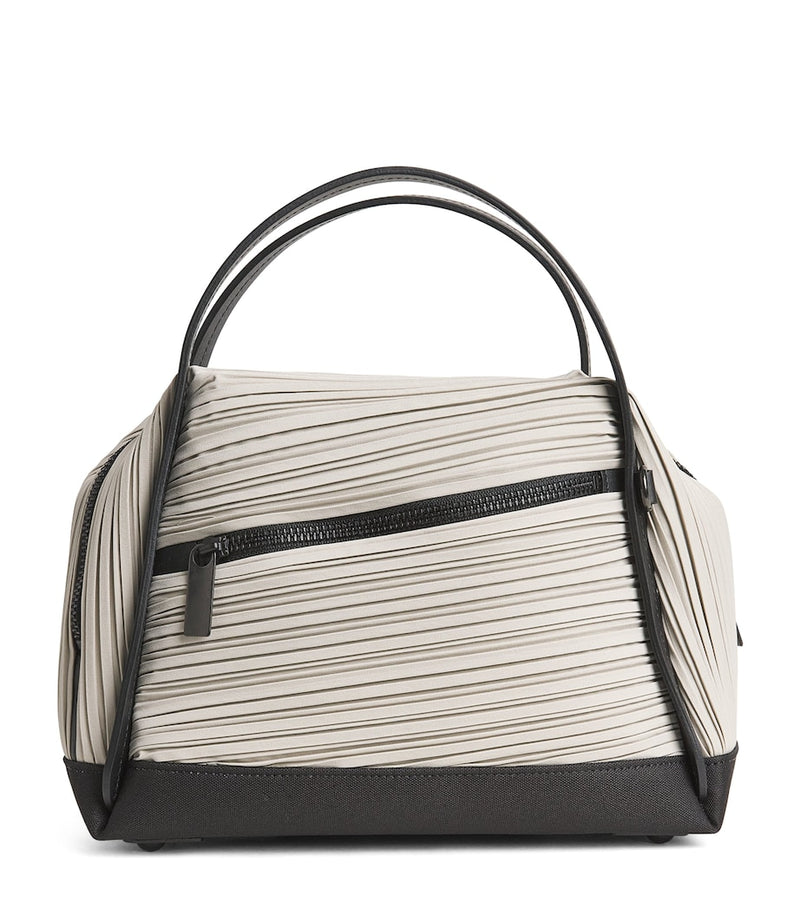 Issey Miyake Pleats Please bias pleats top-handle bag, imported from the UK
