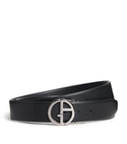 Giorgio Armani leather logo belt, imported from the UK