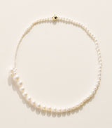 Harrods Sophie Bille Brahe Yellow Gold and Pearl Botticelli Peggy Necklace 42cm- Buy online at McGrocer