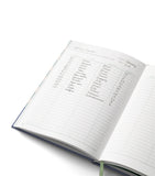 Papier Starry Ikat A5 finance planner, imported from the UK