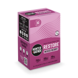 Holland & Barrett Hunter & Gather Restore Electrolytes Mixed Berry Food Supplement Sachets 30 x 5.9g- Buy online at McGrocer
