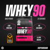 Soccer Supplement Whey90 strawberry protein powder 33 servings, UK version