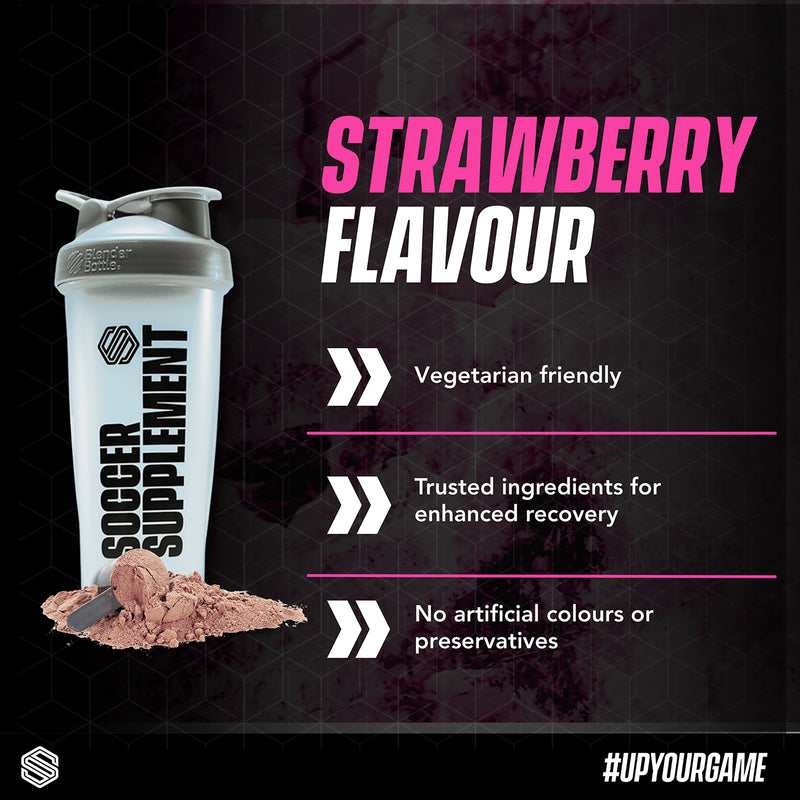 Soccer Supplement Whey90 strawberry protein powder 33 servings, UK version