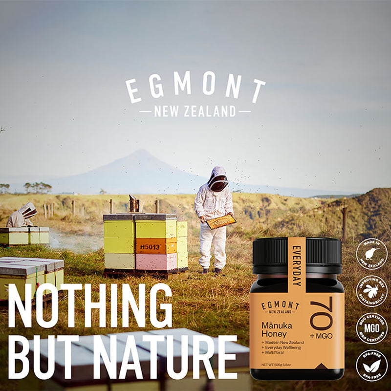 Egmont Manuka honey MGO 70+ 250g - British product